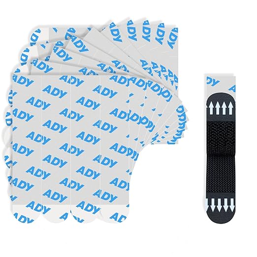 ADY Picture Hanging Strips Heavy Duty 40Pairs，Damage Free Removable Picture Hangers, Refill Adhesive Strips for Rent Room, Hook and Loop Strips Mounting Tape for Painted Wall