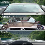 SW 80% VLT Nano Ceramic Car Front Window Film, 99% Anti UV Heat Insulation Sun Blocking Solar Window Tint, Transparent Blue, 20Inch X 10Feet