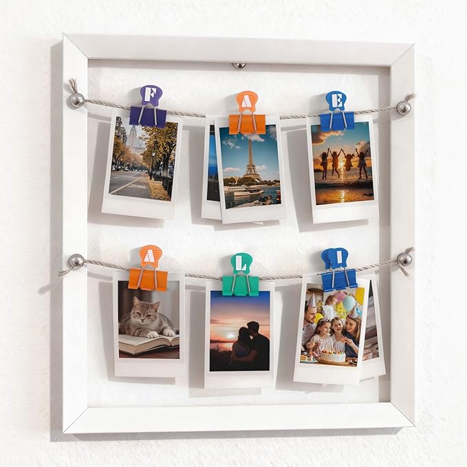 Silicone Grip Tip Binder Clips 52 Pack - Color-Coded Medium 1.25 Inch Alphabet Clips for Office, School, Crafts & Quilting | 2 Full Sets A-Z in 4 Assorted Colors | Easy Grip & Decorative Organization