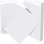 100 Pieces Comic Book Dividers with Tabs,Patient Divider Cards,Card Dividers Comic Book Boards for Storage Boxes 11.22 X 7.24 Inche