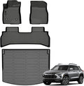 Auxko All Weather Floor Mats Cargo Mat Fit for Chevrolet Chevy Trailblazer FWD 2026 2025 2024 2023 2022 2021 TPE Floor Liner Trunk Mat Trailblazer Accessories All Season Odorless Anti-Slip Black