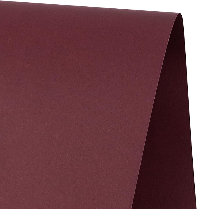 RUSPEPA Wine Red Kraft Paper Roll - 12 inches x 100 feet - Natural Recyclable Paper Perfect for Crafts, Art, Small Wrapping, Packing, Postal, Shipping, Dunnage & Parcel