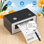 12 Rolls 4x6 Direct Thermal Shipping Labels 450 Labels/Roll Compatible with Zebra 2844, 2843, 2844z Eltron, Address Labels for Logistics E-Commerce Mailing Warehouse Thermal Labels for FBA USPS