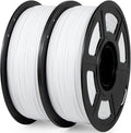 iSANMATE ASA Filament 1.75mm Bundle 2KG (4.4lbs), UV & Weather Resistant 3D Printer Filament Perfect for Outdoor Functional Parts, White+White