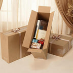 CRUGLA 40 Packs 12x9x4 Shipping Boxes for Small Business, Corrugated Cardboard Boxes Bulk for Shipping Packing Mailing