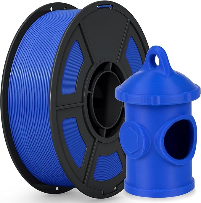 iSANMATE ASA Filament 1.75mm Blue 1KG, UV & Weather Resistant 3D Printer Filament Perfect for Outdoor Functional Parts, Dimensional Accuracy +/- 0.02mm, 1kg Spool (2.2lbs)