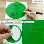 6.69inch Colored Moving Large Round Labels-15PCS Circle Labels Dots Stickers,Organizational Storage Markers for Moving,Nursery School,Office,Garage & Yard Sale 5 Colors (15PCS-5 Colors-6.69inch)