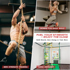 Climbing Rope Gym Workout - 10FT 15FT 20FT 25FT 30FT 35FT Heavy Duty Jute Thick Ropes for Adults Strength Training Outdoor Tree Swing Indoor Home Fitness Exercise - 1.5 Inch