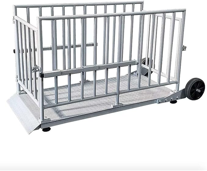 Liberty LS-930-5’x30 (60” x 30”) Cage System Portable Livestock Animal Weighing Scale | 2000 lb x 0.5 lb