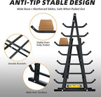 7-Tier Horizontal Storage Rack, Heavy-Duty Freestanding Steel Horizontal Bar Storage Cantilever Rack, Standing Lumber Horizontal Storage Rack, Metal Arms Pallet Racking Up to 5000 Lbs