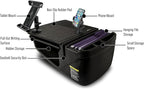 AutoExec AE-GMCD-PM-TAB-BT GripMaster Car Desk for Your Vehicle Workstation and Mobile Office, Black with Phone Mount and Tablet Mount