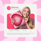 Metronic Poly Mailers 14.5x19 Inch 500pc Shipping Bags for Clothes,Strong Adhensive Shipping Envelopes for Small Business,Waterproof Mailers Poly Bags for Shipping,Packaging Mailing Bags Pink Heart