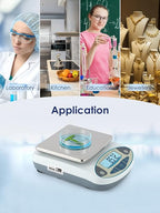CGOLDENWALL Lab Scale 5000gX0.01 Gram High Precision Laboratory Balance Electronic Scientific Weighing Scale Without Calibration Weight