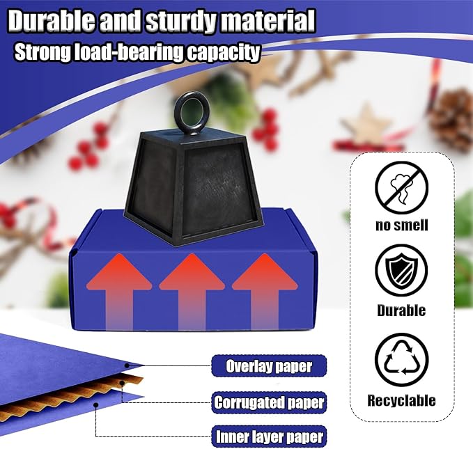Small Shipping Boxes, 50 Pack Cardboard Box Corrugated Mailer Boxes Small Corrugated Boxes For Shipping Packaging Craft Gifts Giving Products, 6 x 4 x 1.6 Inches (Klein Blue)