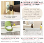 Lumizone Extra Tall Cat Gate 61.02" High Pressure Mounted Extra Wide 38.39"-42.51" (17Sizes) 1.37" Gap No Drilling Auto-Close Tall Pet Gate for Dogs (Cream, 38.39"-42.51" W)