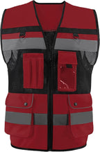 Safety Vest High Visibility Reflective Construction Vest for Men Women