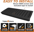 TripleAliners Tailgate Mat with Tailgate Cap Top Protector for 2007-2013 Chevy Silverado & GMC Sierra 1500 Upgrade Full-Coverage All Weather Liner Protector Replacement (Won't Fit Drop-in Liners)