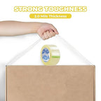 Clear Packing Tape 36 Rolls (2.0 Mil, 2 Inch x 55 Yards) – Heavy Duty Shipping & Moving Tape – Strong Adhesive Box Sealing Tape for Packing, Storage & Office