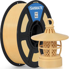 iSANMATE ASA Filament 1.75mm Almond White 1KG, UV & Weather Resistant 3D Printer Filament Perfect for Outdoor Functional Parts, Dimensional Accuracy +/- 0.02mm, 1kg Spool (2.2lbs)