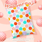 Metronic Cute Poly Mailers 6x9" 1200Pcs, Colorful Polka Dots Shipping Bags for Clothes, Self Adhesive Shipping Envelopes Waterproof Mailers Poly Bags Packaging Mailing Bags for Small Business