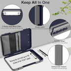 Thicker Clipboard with Storage, Internal Pen Pouch Included, A4 / Letter Size, High Capacity Organization Box for Teachers Nurses, Plastic Coated Clipboard Binder for School Office Supplies