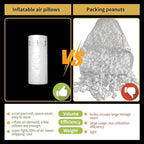Packing Air Pillows for Shipping 300 Count Inflatable Packaging Air Bags with Pump, Purse Fillers for Shape Space Saving Air Cushion Package Alternative to Packing Peanuts, 3.54'' x 7.87''