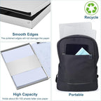 ZCZN Aluminum Clipboard with Storage and Clip Recycled, 4 Pack Clipboard Folders, Sturdy Letter Size Recycle Metal Form Holder for Business Office Medical Professionals, Letter Size (Silver)