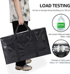 Moving Bags Heavy Duty Extra Large, Moving Boxes, Moving Supplies Essentials, Blue Storage Bins with Lids, Plastic Packing Totes, Storage Bags for Clothes with Handles & Zippers(Black, 12 Pack)
