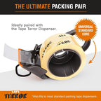 All-Purpose Clear Packing Tape (6 Rolls) - Heavy Duty Tape for Packing, Moving Boxes, Storage, Labeling, Crafts, and More - Shipping, Packaging, School, & Office Supplies (48mm x 50m per Roll)