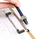 Officemate Wood Clipboard, Letter Size, Low Profile Clip with Pen Holder, 6 Pack (83826)