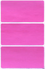 Royal Green 4" x 2" Blank Stickers to Write On Name Tags Color-Coding Labels for Moving, and Storage Boxes - 108 Sheets, 324 Labels (Pink)