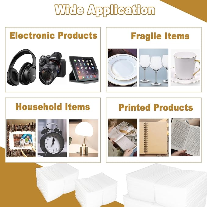 14'' x 18'' Large Cushion Foam Pouches, 25Pcs Foam Wrap Pouches for Extra Protect Fragile Items, Cushioning Packing Foam Pouches for Shipping, Moving and Storage
