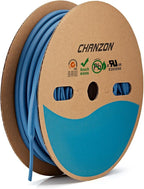 Chanzon 3:1 Ratio 3/16" (4.8mm) Heat Shrink Tubing - Marine Grade Waterproof Adhesive Lined - 80Ft Roll (25M Total Length) Blue Polyolefin Sleeving Wrap Shrinking 3 to 1 Ratio 1pcs