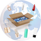 CRUGLA 40 Packs 10x7x3 Shipping Boxes for Small Business, Corrugated Cardboard Boxes Bulk for Shipping Packing Mailing