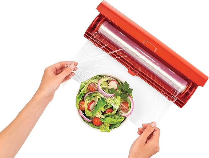 ABC Plastic Wrap for Moving, 18 Inch x 1500 Feet. 4 Roolls of Pallet Wrap Stretch Film. Moving Supplies Stretch Wrap Roll. Industrial Plastic Wrap Roll Moving. Packing Wrap Plastic Roll