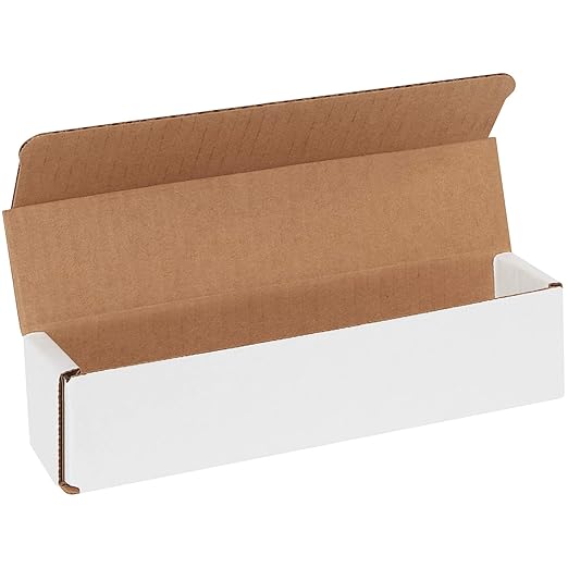 Box USA BM922 9"L x 2"W x 2"H, White (Pack of 50)