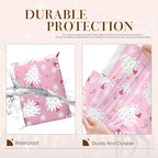 Metronic Christmas Poly Mailers 10x13 Inch 1200 Pack Shipping Bags for Clothes,Self Adhesive Shipping Envelopes for Small Business,Waterproof Mailers Poly Bags for Shipping,Packaging Mailing Bags Pink