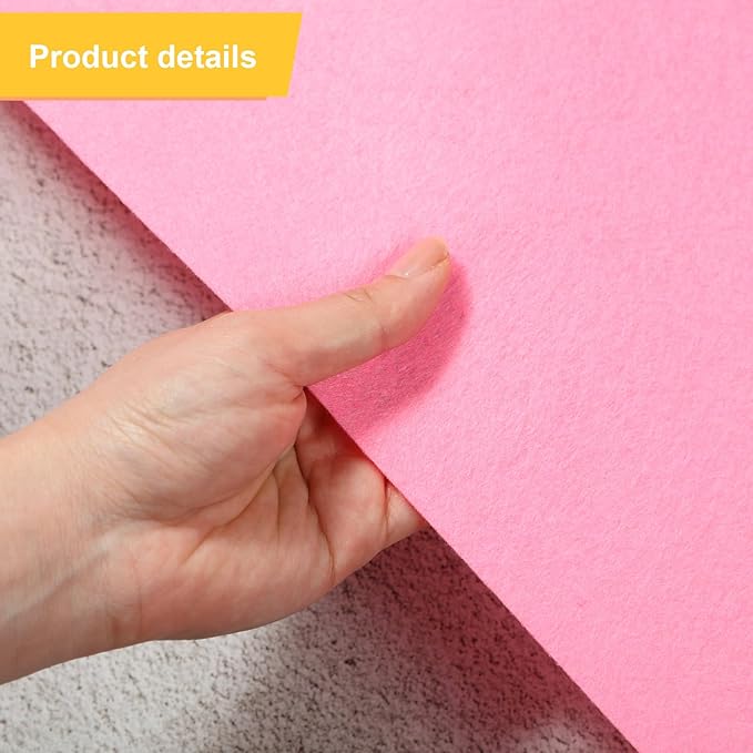 Preboun 3.9 x 60 ft Carpet Runner for Party Felt Runway Rug Runner Rug with Carpet Tape for Halloween Wedding Christmas Xmas Thanksgiving Outdoor Accessories Wedding Party Hallway(Pink)