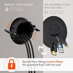TV Cord Hider Kit - Comprehensive in-Wall Cable Management Solution for Wall-Mounted TVs