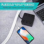 20ft - 1 inch White Cable Sleeve, Cable Organizer for Desk PC TV Computer, Wire Protector Cable Wrap Cover, Cord Management for Home Office