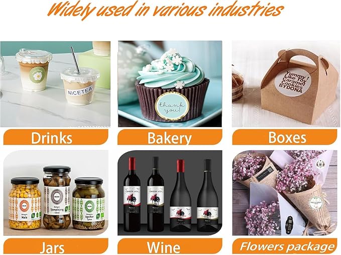 200pcs Customized Logo Stickers for Small Business Custom Labels Square Waterproof Vinyl Package Favor, watrbottle,1.2",15",2"
