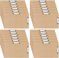 Henoyso 24 Pcs 11x17 Clipboard Wooden Lap Board with Low Profile Clip Brown Double Landscape Clip Hardboard Drawing Board Landscape Horizontal Large Clipboard for Desk Paper Sketching Art Supplies