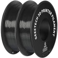 Geeetech 3D Printer Filament, PLA Filament 1.75mm Bundle 2kg for 3D Printer, Dimensional Accuracy +/- 0.02 mm (Black 2-Pack)