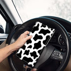 Car Registration and Insurance Holder, Leather Car Glove Box Organizer, Cool Car Accessories for ID, Driver's License Cards & Essential Document, business cards, Men&Women,Cute Cow