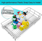 Pull Out Cabinet Organizer 20" W X 22" D, Slide Out Drawers For Kitchen Organizers and Storage, Pull Out Drawers For Cabinets Capacity Heavy Duty Caddy, Cabinet Shelves Chrome-Plated, Bathroom Pantry