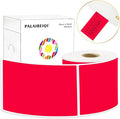 3x5 Inch Thermal Label Stickers,300Pcs Waterproof Rectangle Labels for Storage Bins,Moving Boxes,Address & Inventory Organization,Small Business Labeling,Red