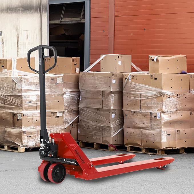 Manual Pallet Jack Truck 6600Lbs Capacity, Professional Pallet Trucks 27" W x 48" L Fork Size
