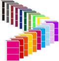 Marspark 300 Pieces Colored Labels Stickers 2" x 4" Large Color Coded Labels Stickers Moving Packing Label for Boxes in 20 Assorted Colors Name Tags for Boxes Storage Bins