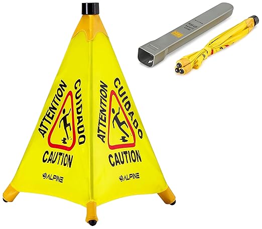Pop-Up Wet Floor Warning Sign by Alpine