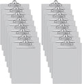 Mimorou 16 Pcs Metal Clipboard Heavy Duty Aluminum Clipboards 12 x 9 Inch Metal Clip Board with Low Profile Clip A4 Letter Size Document Holder for Office School Medical Jobsite Laboratory